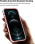 ArtsEvo Shockproof Clear Design Case for iPhone 13 Pro Max - Certified 6.6ft Drop Protection, Pink