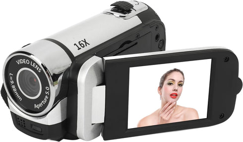 Zopsc Digital Video Camera, 1080P, 16MP, 16X Zoom, 2.4 Inch Rotatable Screen, Fill