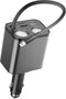 Paiholy 5 in 1 Retractable Car Charger Cigarette Lighter Splitter, 159W Fast Charger with Dual USB Port