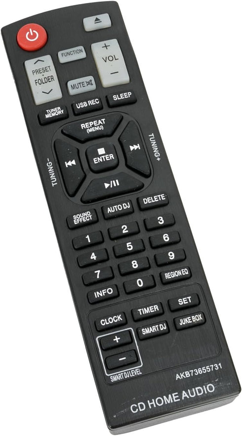 Replace Remote Control for LG CD Home Audio CM9730 CMS9730F CM9950 CMS9950F CM9940 by AKB73655731