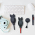 Lens Cleaning Kit, 2 Pcs Rubber Rocket Air Blower, Cleaning Pen, Blower Brush for Lens, Camera, SLR, Phone