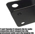 Kaeltsyn 2pcs Heavy Duty U Shaped Plate Hanging Speakers Connector Clip for Secure Wall Mount Clamp Professional Music