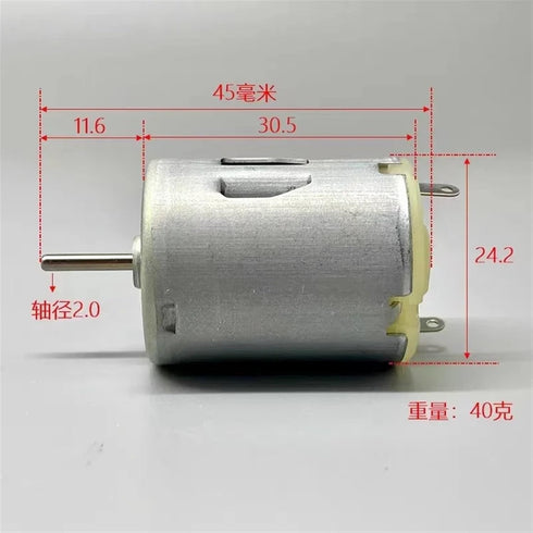 FTMSZLHYL RC-280SA-20120 280 3V 3.7V 4.8V 6V 7889RPM 24mm Micro Motor High Speed Mini Electric Motor DIY Hobby Toy Car