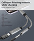 Samsung Galaxy S24 Headphone Adapter, USB C to AUX Mic Jack with PD 60W Fast Charging for Stereo Earphones