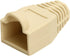 Cmple 50-Pack RJ45 Strain Relief Boots - RJ45 Boots for Cat6, Cat5e Ethernet Connector Covers, Ivory