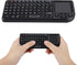 Mini Keyboard - 2.4GHz Keyboard with Touchpad, US Layout, Portable Handheld Rechargeable