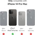SURITCH 14 6.7 Inch, for iPhone Pro Max Case with Magnetic Camera Slide Cover and Adjustable Kickstand, Compatible
