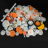URIMPAVIDO 174PCS Set 0.5 Set (174) Plastic Gear Single Gear Spindle Gear Small Motor Gear for DC Motor RC Car Truck