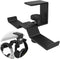 6amLifestyle Under Desk Dual Headphone Hanger, Metal Headset Stand for Gaming Earphones, Universal Clamp Hook