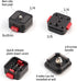 Quick Release Plate Kit, Camera Mount Adapter with 1/4 Inch Screw for DSLR, Tripod, and Gimbal