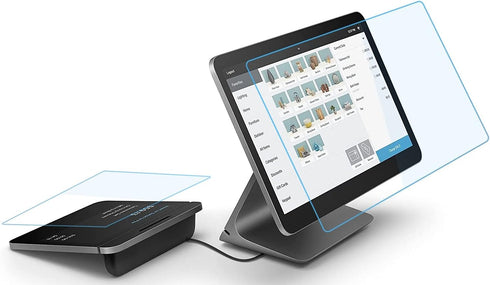 Tempered Glass Screen Protector for Square Register | 9H Hardness | Scratch-Resistant & Easy Install