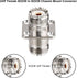 XRDS -RF SO239 to SO239 Chassis Mount Connector 2-Pack, SO239 UHF Female to Female 4 Hole Flange Panel Mount Adapter for PL259 UHF Antenna, CB &Amateur Radio, Ham Radio Transceiver