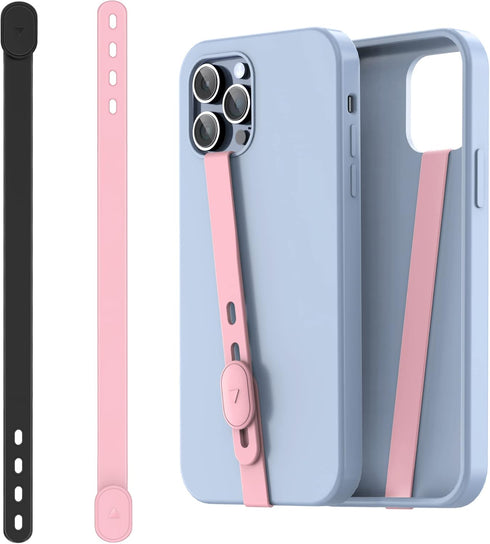 NTidea (3 Pack) Finger Phone Grip, Adjustable Silicone Cellphone Strap for Phone Case as Phone Loop Holder for iPhone