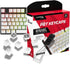 HyperX PBT Keycaps Full Key Set, Double Shot PBT Material, English (US) Layout, 104 Keys - White
