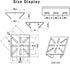 Universal Vertical Pole Mount Adapter Bracket for CCTV Security Camera PTZ Dome Vertical Pole Mounting Bracket Black with 2 Loops