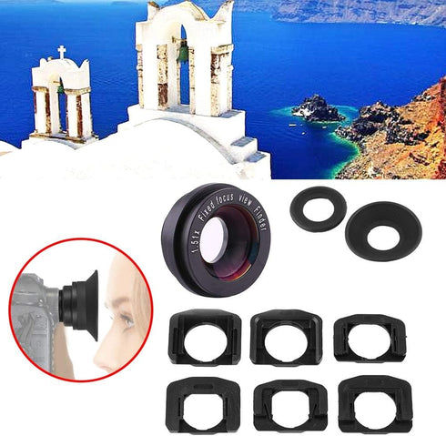 .5X Camera Viewfinder Magnifier Eyepiece for Clear Compatible with, Cameras, Ideal for Nearsighted Photographers