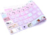 Silicone Keyboard Cover Skin for Microsoft Surface Pro 7/6/5, US Layout, Cute Cat Design