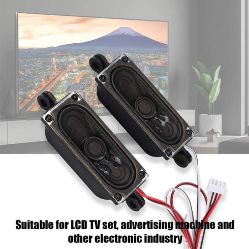 EBTOOLS 2Pcs 4 Ohm 5W TV Speaker Loudspeaker Sound Amplifier Unit for LCD TV Advertising Player