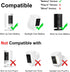 Ring Camera Solar Panel Charger, 5W 6V Fast Charging, Compatible with Ring Stick Up Cam Battery, Waterproof (2 Pack)