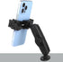 Peastrex Phone Wall Mount Holder Stand Ball Head Long Arm Drill Base 360 Degree for 3.5 to 7 in Cellphone, iPhone 14 13