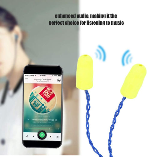 Racing Radios Earbuds, Noise Reduction Foam, Mono Racing Speakers, 1/8in Plug for Electronics