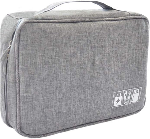 BYOYO Carrying Bag Case Storage Organizer for Projectors and Accessories (Grey, Single)