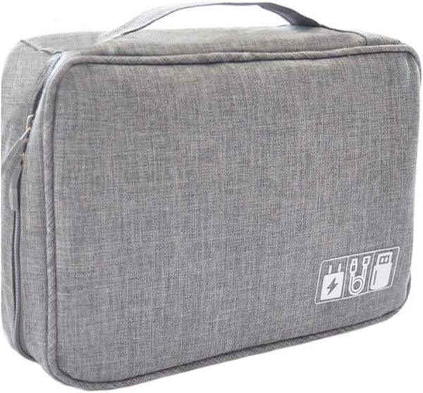 BYOYO Carrying Bag Case Storage Organizer for Projectors and Accessories (Grey, Single)