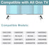 Maozhren 24" 40" 48" 50" 55" 58" 60" 65" RC439 100012585 100005396 100024699 100021261 TV Stand Screws and Washers