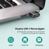 Sisyphy Undetectable USB C Mouse Jiggler with Multi-Track Modes
