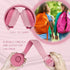 Kids Bluetooth 5.3 Headphones, Wireless 60H Play Time, Volume Limited 85/110dB, Over Ear Foldable Headset with Mic