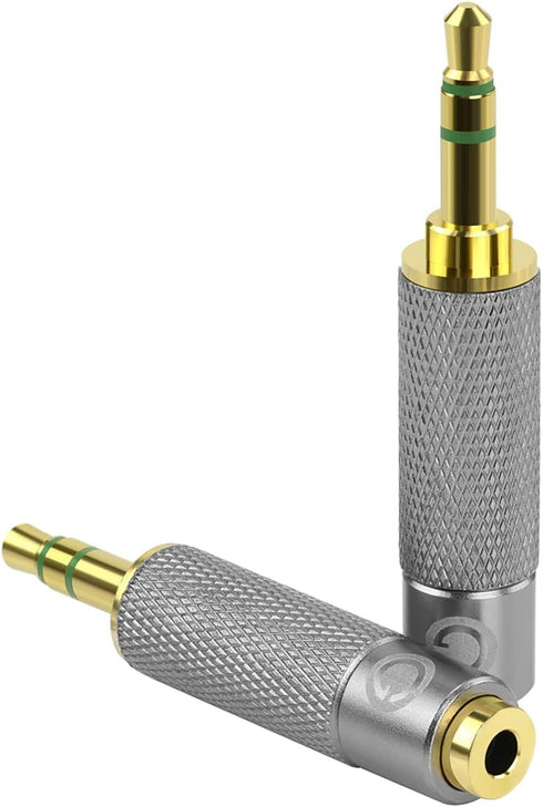 Geekria 3.5mm (1/8") Stereo Male to 2.5mm Balanced Female Headphone Plug Adapter, Compatible with Player Amplifier Etc.