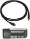 HDMI Cable for Canon EOS 90D Camera, High-Speed 4K Mini HDMI to HDMI, 6 Feet Gold Plated DSLR Cable