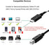 M1 6.6 Type C Printer Cable Compatible with MacBook Pro MacBook Air Mac Pro iMac Pro USB C to USB B Printer Scanner