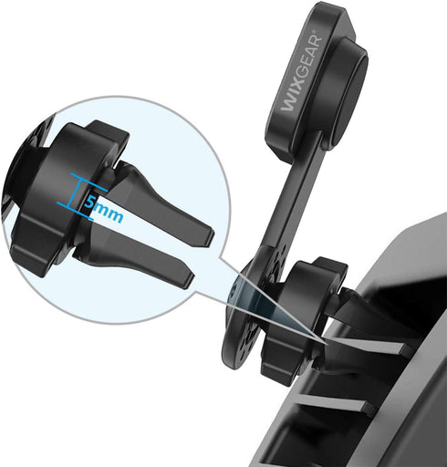 WixGear Magnetic Mount for Car, Universal Air Vent Phone Holder with Fast Swift-Snap Technology