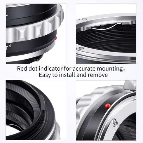 K&F Concept Lens Mount Adapter NIK(G)-FX for Nikon F (G-Type) Lens to L Mount Camera Body