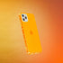 SteepLab Neon Highlighter Case for iPhone, Grippy Jelly Case with Protective Air Pockets in Intense Bright Orange