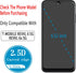 HPTech Tempered Glass Screen Protector (2 Pack) for T-MOBILE REVVL 6 5G / REVVL 6x 5G, Anti-Scratch, Bubble-Free.
