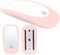 Silicone Cover for Magic Mouse 1/2, Protective Anti-slip Case Compatible with Apple Magic Mouse (Pink)