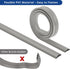 Floor Cord Cover 4ft, Gray Cable Management Cover, Prevent Cable Trips, Wire Protector for Electric Power Cords