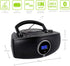 HANNLOMAX HX-316CD CD/MP3 Boombox with Bluetooth, AM/FM Radio, USB Port, LCD Display, Aux-in, AC/DC Power Source (Black)