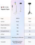 68" Magnetic Tripod for iPhone Magsafe, Phone Tripod & Selfie Stick with Rechargeable Remote for iPhone/Android/Camera