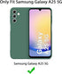 AK Samsung Galaxy A25 5G Case, Stylish Slim Liquid Silicone Full-Body Protective Cover, Dark Green