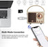 Retro Bluetooth Speaker Wireless Mini Speaker,Bluetooth Speaker with Crystal Clear Stereo Sound Rich Bass,Portable Bluetooth Speaker for iPhone,Android Devices and Tablet (Beige)
