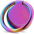 lenoup Rainbow Cell Phone Ring Stand Holder,Purple Multicolor Ring Grip Kickstand,360 Rotation Metal