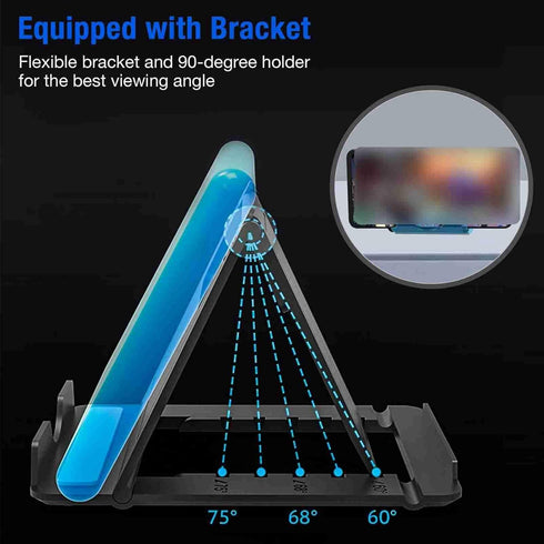 Gaming Keyboard Mouse Converter, Bluetooth Multi-Angle Adjustable for iOS and Android (Mix Pro Standard)