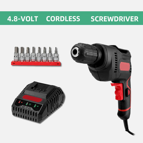 Hyper Tough AC Adapter Charger for AP00979J 44216 AQ70008G 4.8-Volt Cordless Screwdriver