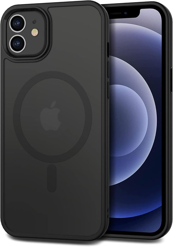CACOE Magnetic Case for iPhone 12 & 12 Pro 2020, Compatible with MagSafe, Anti-Fingerprint TPU Thin Protective Cover