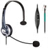 Callez Wired Telephone Headset Mono, Call Center RJ9 with Noise Canceling Mic for ShoreTel, Plantronics, Polycom