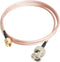RF Coaxial Cable SMA Male to BNC Male RG316 Jumper Cable for DIY Radio, 3G/4G/5G/LTE/Antenna, 1M 1Pcs