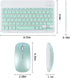 Bluetooth Keyboard and Mouse Combo, Ultra-Slim Portable Rechargeable Wireless Keyboard Set for iPad, Mac OS, Android,